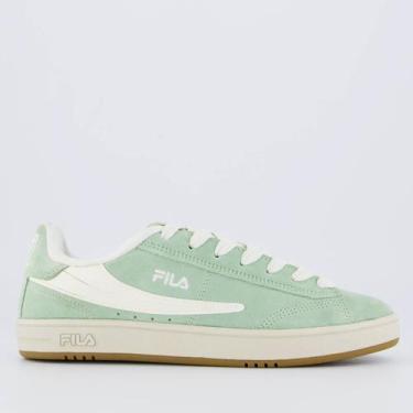 Imagem de Tênis Fila Court 90 Feminino Verde e Bege, 36