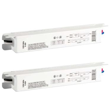 Imagem de OHLECTRIC Pacote Com 2 - Substituição Para Keystone Kteb-128-1-Tp-Fc-Ph/D, 1 Lâmpada T5, Reator Fluorescente Eletrônico, 28 Watts, Entrada De 120 V Tecnologia Partida Rápida, Certificação Ul Seguran