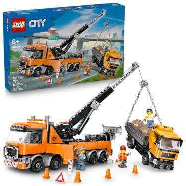 Imagem de LEGO City Big Vehicles Caminhão de Reboque Pesado com Guindaste 60467
