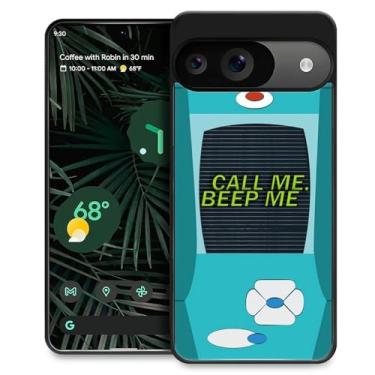 Imagem de Goodsprout Compatível com Google Pixel 9/9 Pro, console de jogos azul, design de padrão incrível, à prova de choque, antiarranhões, capa traseira rígida de PC para Google Pixel 9