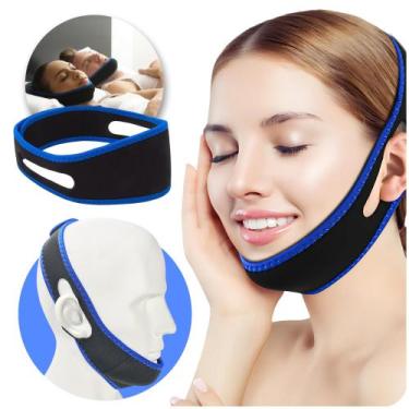 Imagem de Máscara Faixa De Cabeça Anti Ronco Dilatador Nasal Apneia Ajustável Do