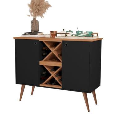 Imagem de Aparador Buffet Elegance Balcão 2 Porta Com Adega Elegance - Butterfly