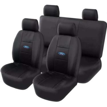 Imagem de capa para banco carro em material sintético preto para del rey 82 - gj