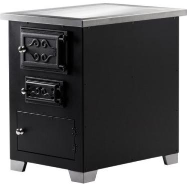 Imagem de Fogão a Lenha Turin Chapa Ferro Preto HMD