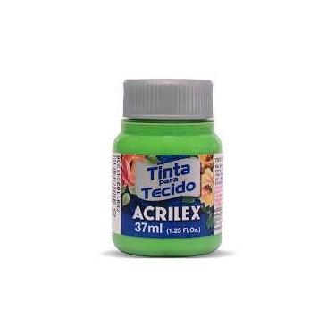 Imagem de Tinta de tecido Acrilex verde folha 510 37ml