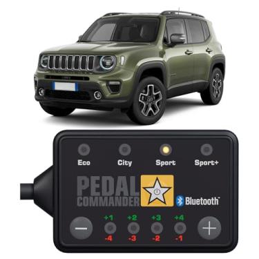 Imagem de Pedal Commander - Para Jeep Renegade (2015 e mais recentes) serve para: Sport, Latitude, Limited, Trailhawk, Upland, High Altitude e todos os outros modelos (1,4L 1,6L 2,4L) | Chip de Pedal