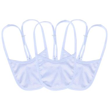 Imagem de EHUSPU Capa para estoma de pescoço de traqueostomia, capa respirável para laringectomia para tratamento de traqueotomia, suprimentos de cuidados traqueais - protetor de traqueia ajustável para pescoço