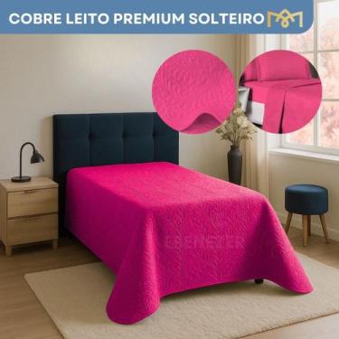 Imagem de Cobre Leito Solteiro Colcha Slim Antialérgica Moderno Avulso Toque Sua