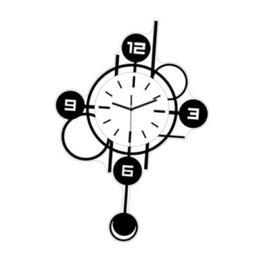 Imagem de Ｂｅｓｇａ Relógio de parede de pêndulo para decoração de casa Relógio de parede de pêndulo para pendurar em ambientes internos, Branco 40cm