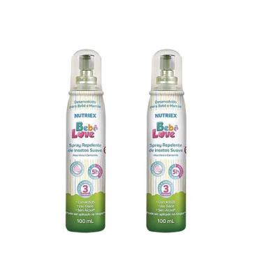 Imagem de Kit 2 Repelente Infantil Bebê Love 100ml - Nutriex