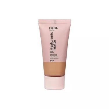 Imagem de Nina Makeup Hyaluronic Matte Cor 3 - Base Líquida 30ml