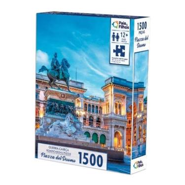 Imagem de Quebra-Cabeça, 1500 Peças Piazza Del Duomo - Pais & Filhos