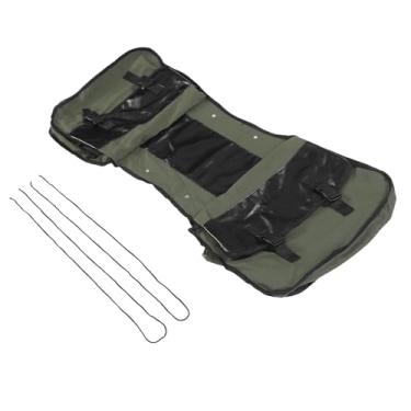 Imagem de Fafeicy Saco de Rack Traseiro de Bicicleta 35L de Grande Capacidade de 49 Kg de Carga Máxima Ajustável de Tela Multifuncional Com Bolsos Laterais Refletivos para Andar de Bicicleta