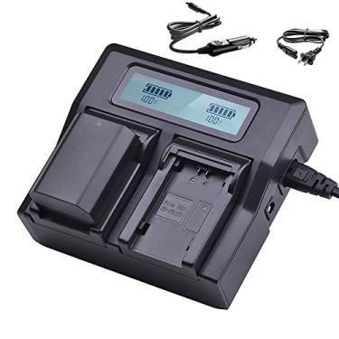 Imagem de without brand NP-FZ100 FZ100 Carregador LCD digital duplo para bateria Sony BC-QZ1 ILCE-9 A7 R III A7RIII a7r3 A9 A7RM3