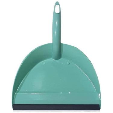 Imagem de Kit Limpeza 4Pçs Pá Escova Rodo Vassoura Portátil Coloridos