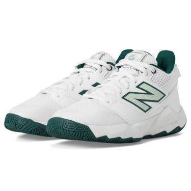 Imagem de New Balance Tênis infantil unissex Coco Cg2, Branco/menta natural/verde pântano, 13.5 Little Kid