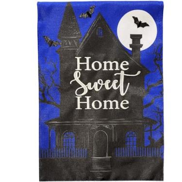Imagem de Briarwood Lane Bandeira de jardim de serapilheira Home Sweet Haunted Home