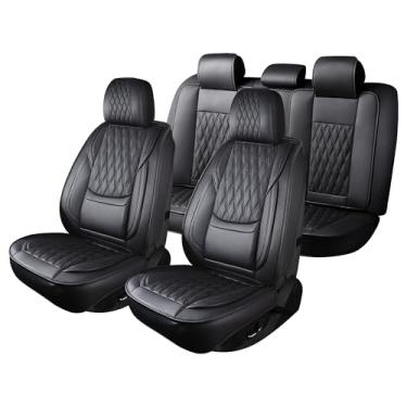 Imagem de Chezope Capas de assento de carro de couro compatíveis com Chevy Chevrolet Silverado GMC Sierra, adequadas para caminhões 2007-2013/2019-2024 1500 HD/2500 HD/3500 HD