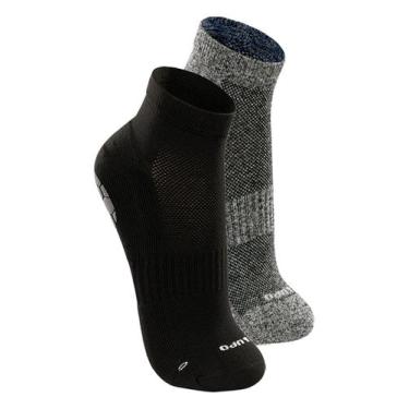 Imagem de Kit com 2 Pares de Meias Antiderrapante Pilates Lupo 3310-003 Colorido