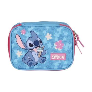 Imagem de Estojo Escolar Box 100 Lápis Stitch Up4you Disney, Pink ET50104