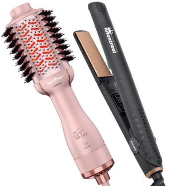 Imagem de Escova Secadora Alisadora Britânia Ions Tourmaline 4 Em 1 1300w Tube R