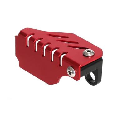 Imagem de Tampa de fluido do cilindro mestre dianteiro macaco compatível com Monkey 125 2018-2024 CT125 Trail 125 2020-2024 acessórios de motocicleta protetor de tampa de tanque de fluido de freio (vermelho)