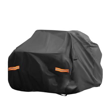 Imagem de X AUTOHAUX Capa ATV para Can-Am Outlander 400 500 650 800R Impermeável 4 Rodas Quad Cover para Can-Am Renegade 1000 800R Proteção de Armazenamento Solar Chuva Exterior 210D-PU Preto