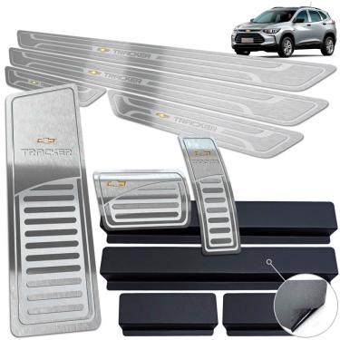 Imagem de Descanso Soleira Pedaleira Automático Prata Tracker 2020