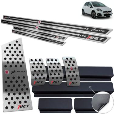 Imagem de Punto T-Jet 2007 12 Soleira Pedaleira Manual Descanso Preto