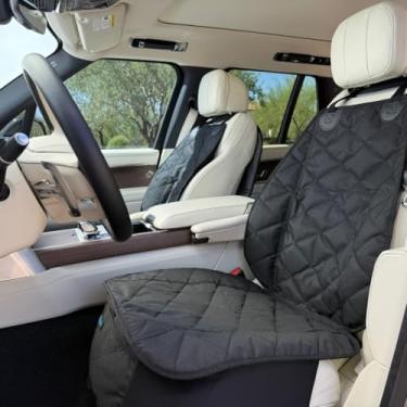 Imagem de Rydura Capas de assento dianteiras para carros, SUVs e caminhões – Conjunto de 2 protetores de assento concha impermeáveis – Capas de assento dianteiras duráveis e antiderrapantes – Ajuste universal