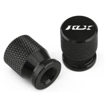 Imagem de Tampa da haste da válvula do pneu da roda, acessório de motocicleta, compatível com KLX250 KLX450 KLX230 KLX 250 230 110 150 140 125 450R 300R 65(preto)