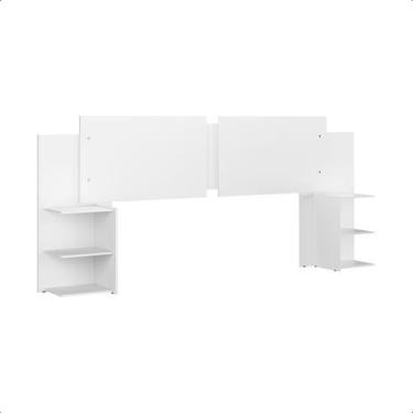 Imagem de Cabeceira Com Painel De Cama Com Duas Mesas Laterais Quarto Casal Deco