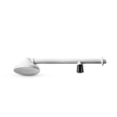 Imagem de Chuveiro Ducha Fria 4 Polegadas Branco Com Registro - PVC Resistente -