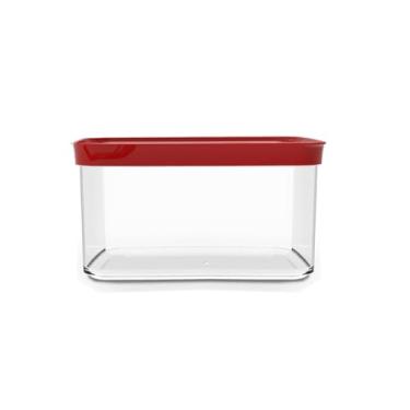 Imagem de Pote Hermético Para Mantimentos Acrílico 150-2500 Ml (Vermelho)