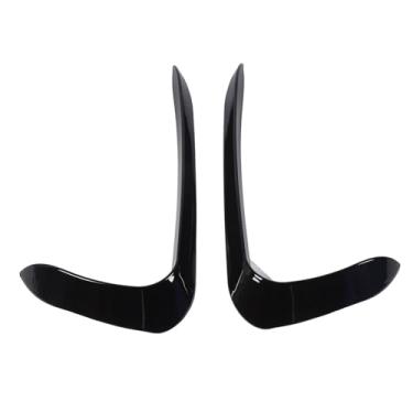 Imagem de KIMISS 1 par o Kit de Canard de Ventilação Lateral do Pára-choque Dianteiro para X6 F16 M Sport 2015-2019Aerodinâmico Upgrade de Faca de (Preto brilhante)