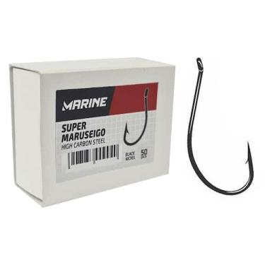 Imagem de Anzol Marine Sports Super Maruseigo Nº 24 Black - 50 Peças