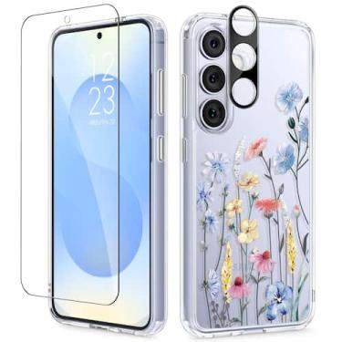 Imagem de Capa de telefone GVIEWIN para Samsung Galaxy S25 Plus com protetor