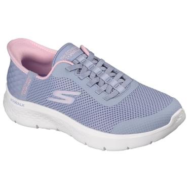 Imagem de Skechers Tênis feminino Go Walk Flex Hands Free Slip-ins-Grand Entry, Periwinkle, 42