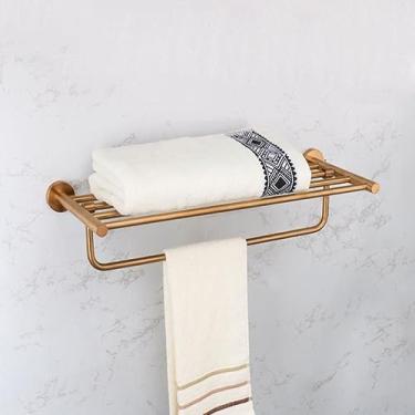 Imagem de Acessórios de banheiro em ouro rosa escovado, suporte de papel para escova de vaso sanitário, toalheiro, ganchos de barra, suporte de escova de dentes, aço inoxidável, suporte de papel (porta-cordelas