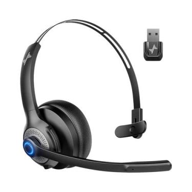 Imagem de Fone De Ouvido Bluetooth Sem Fio Com Microfone E Dongle USB Com Função