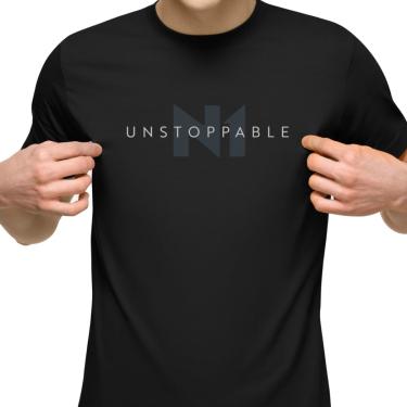 Imagem de Camiseta N1 Unstoppable 100% Algodão Pima Preto