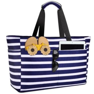 Imagem de Bolsa de Playa ISEYOU Impermeable Plegable 50x35x20 cm 0.5 kg