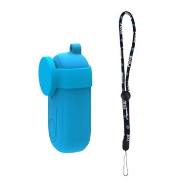 Imagem de Capa protetora de silicone com capa de lente para Insta360 GO 2 (azul)