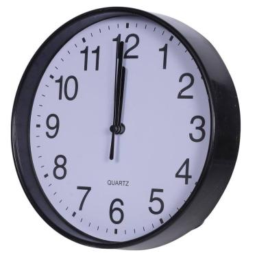 Imagem de Relogio De Parede 20Cm Funcionando Eletricamente A Pilha