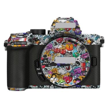 Imagem de Z 50II Anti-riscos Capa de câmera adesivo para Nikon Z50 Mark II protetor de vinil película protetora de pele decoração Z50 II (grafite branco)