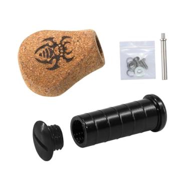 Imagem de Dynwave Manopla para carretel, punho para vara de pesca, substituição prática, acessórios decorativos de fácil instalação