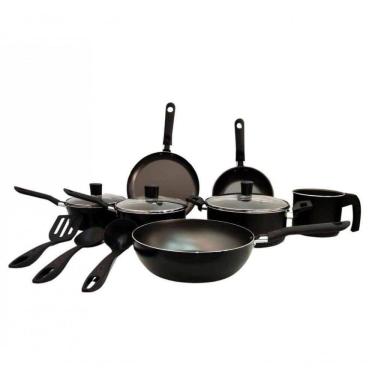 Imagem de Jogo Conjunto De Panelas 10 Peças Antiaderente Ebony Brinox