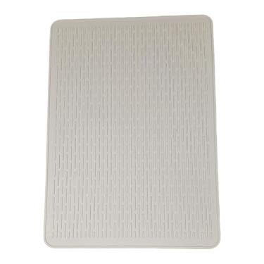 Imagem de ＫＬＫＣＭＳ Protetor de silicone para fogão, tapete para fogão, 71 cm x 50 cm, protetor para fogão de vidro de/queimador elétrico, Bege