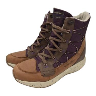 Imagem de Merrell Bravada 2 Thermo Mid Tênis feminino para caminhada, Burgandy, 38
