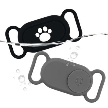 Imagem de Suporte para coleira de cachorro Samsung Galaxy SmartTag2, 2 peças à prova d'água antiperda para coleira de silicone para Galaxy Smart Tag 2, acessórios de rastreador